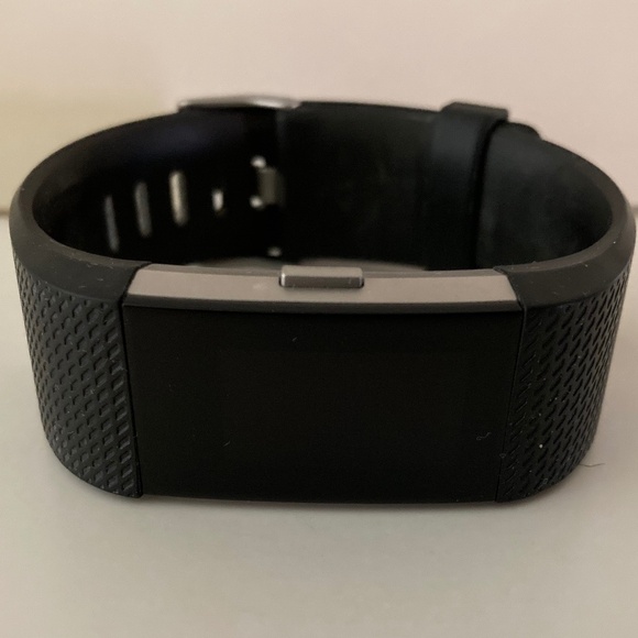 Fitbit Charge 2 Heart Rate & Fitness Wristband/Black Small/Extra Blue Band/EUC!! - Picture 5 of 6